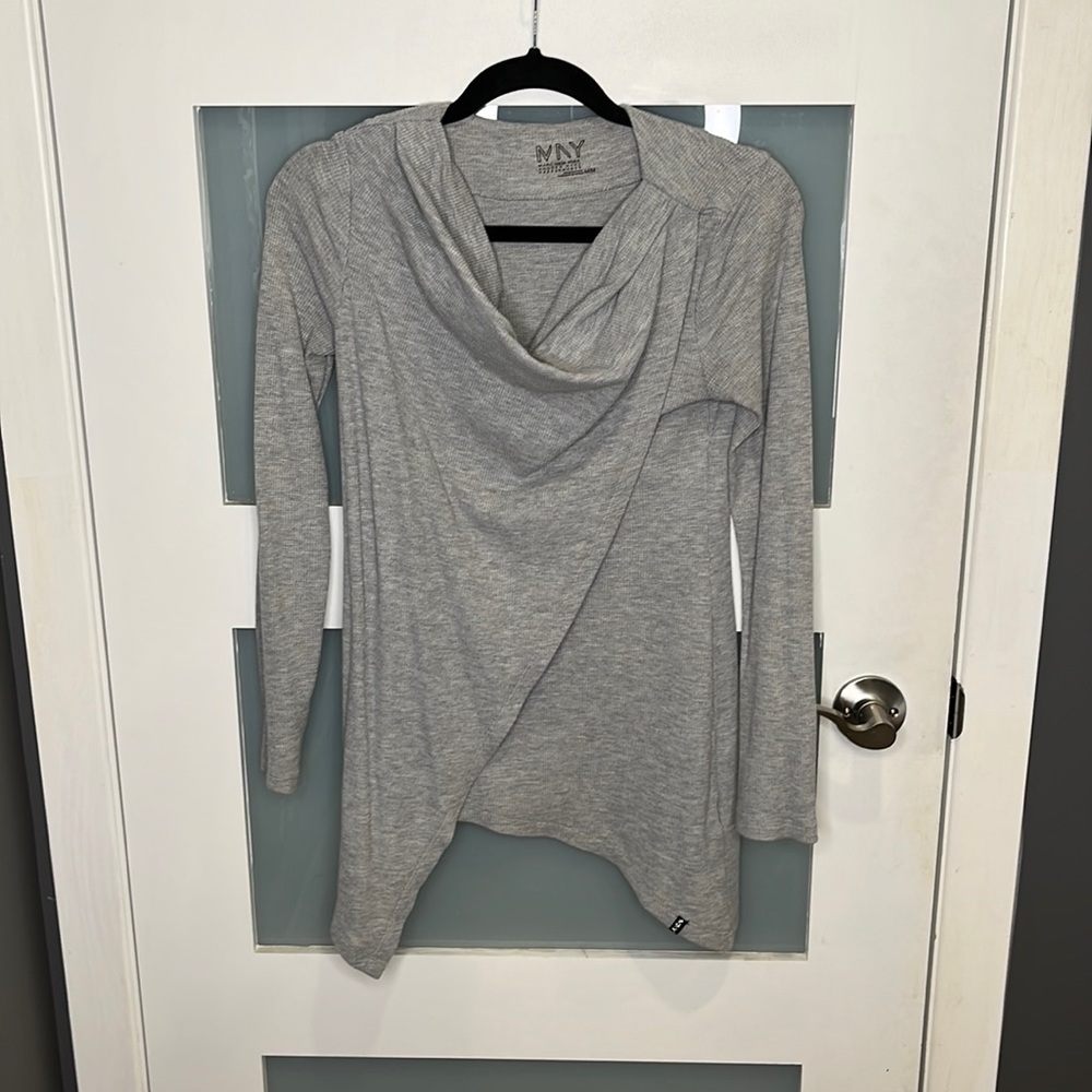 Gray waffle knit loungewear size med